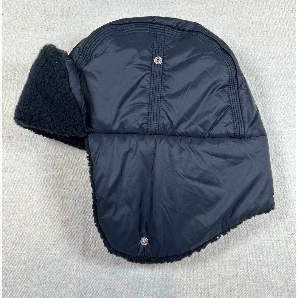 All In Motion Black Trapper Hat Insulated Water Resistant Sherpa Lined OSFM NEW